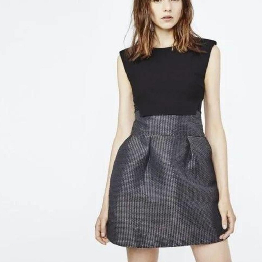 Maje Rydaf Metallic Mini Dress - Picture 3 of 11
